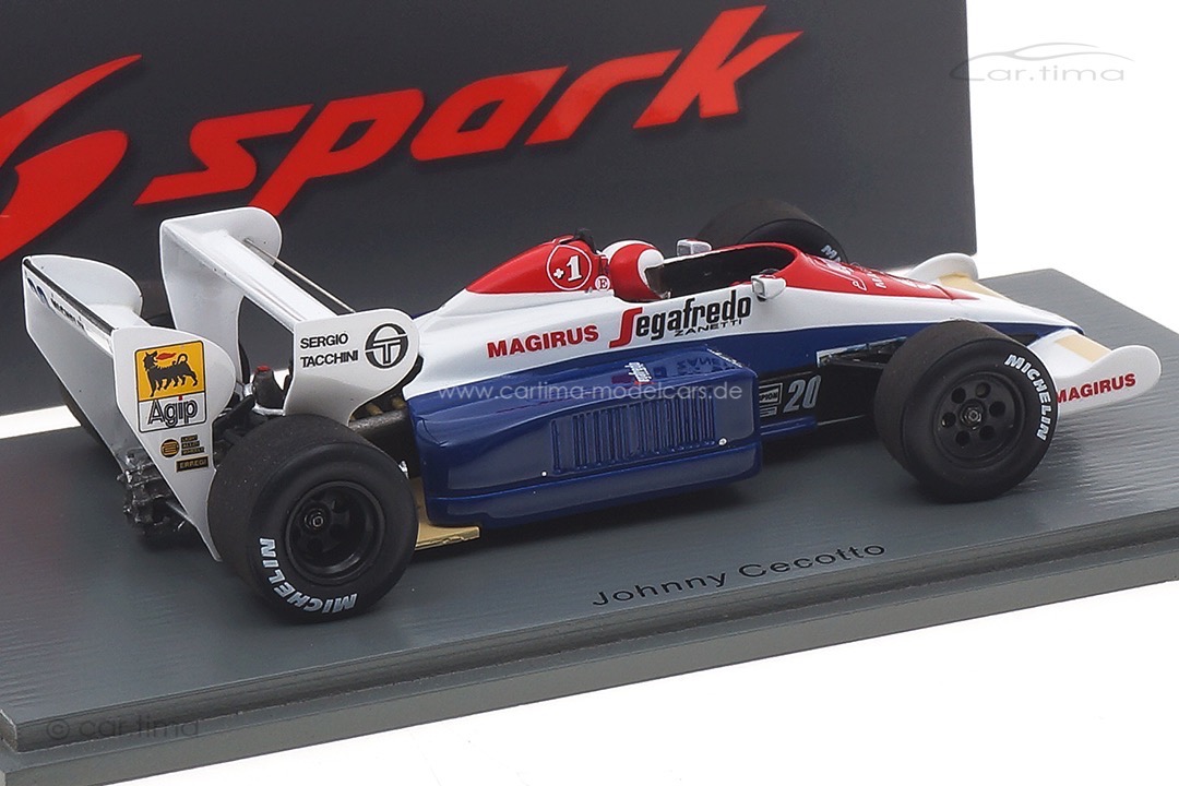 Toleman TG184 GP USA 1984 Johnny Cecotto Spark 1:43 S2780 Toleman TG184 GP USA 1984 Johnny Cecotto Spark 1:43 S2780