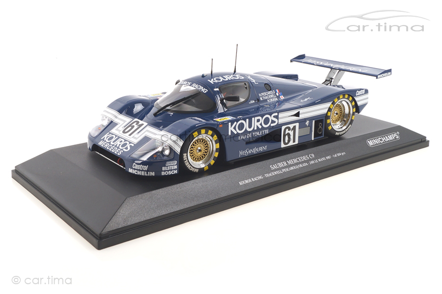 Sauber Mercedes C9 24h Le Mans 1987 Thackwell/Pescarolo/Okada Minichamps 1:18 155873561 Sauber Mercedes C9 24h Le Mans 1987 Thackwell/Pescarolo/Okada Minichamps 1:18 155873561