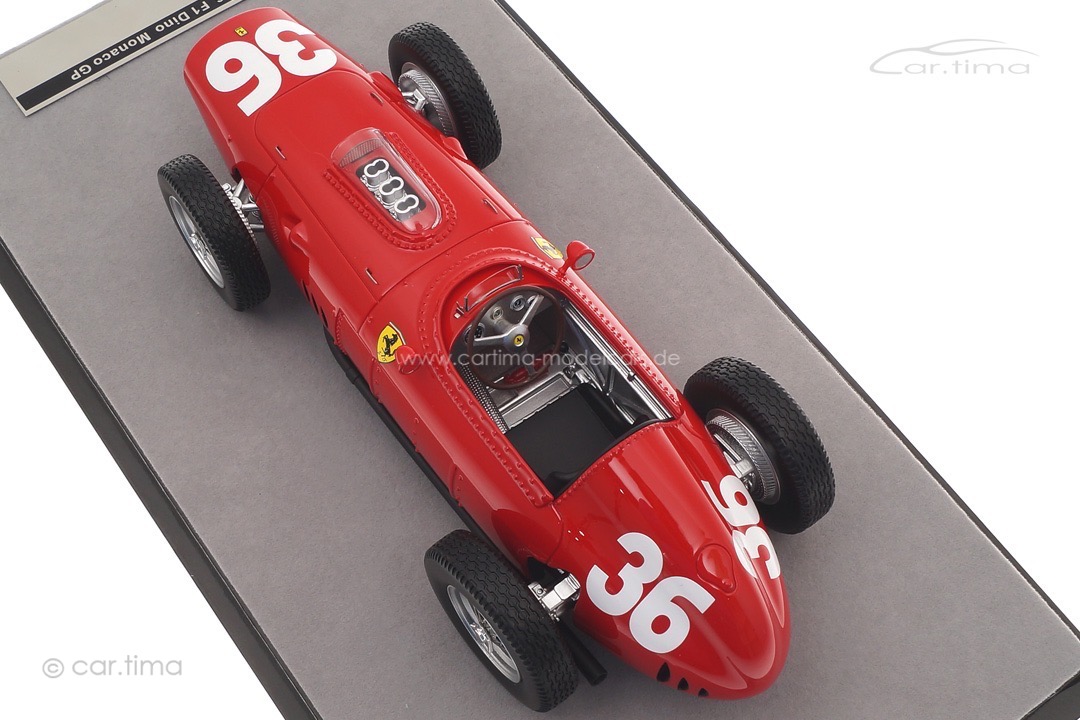 Ferrari Dino 246/256 F1 GP Monaco 1960 Phil Hill Tecnomodel 1:18 TM18-244A