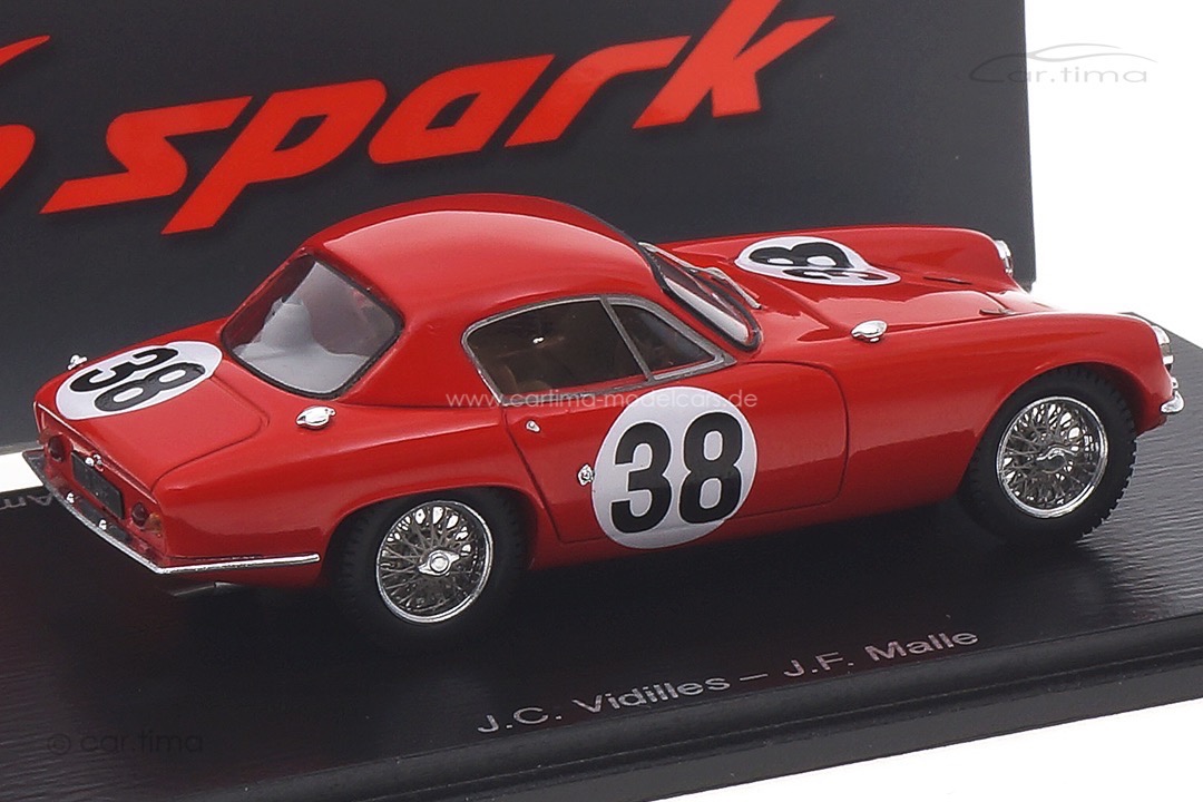 Lotus Elite 24h Le Mans 1959 Malle/Vidilles Spark 1:43 S8200 Lotus Elite 24h Le Mans 1959 Malle/Vidilles Spark 1:43 S8200