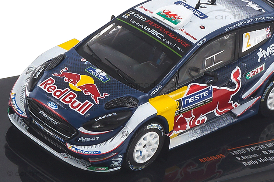 Ford Fiesta WRC Rallye Finnland 2018 Evans/Barritt IXO 1:43 RAM685 Ford Fiesta WRC Rallye Finnland 2018 Evans/Barritt IXO 1:43 RAM685