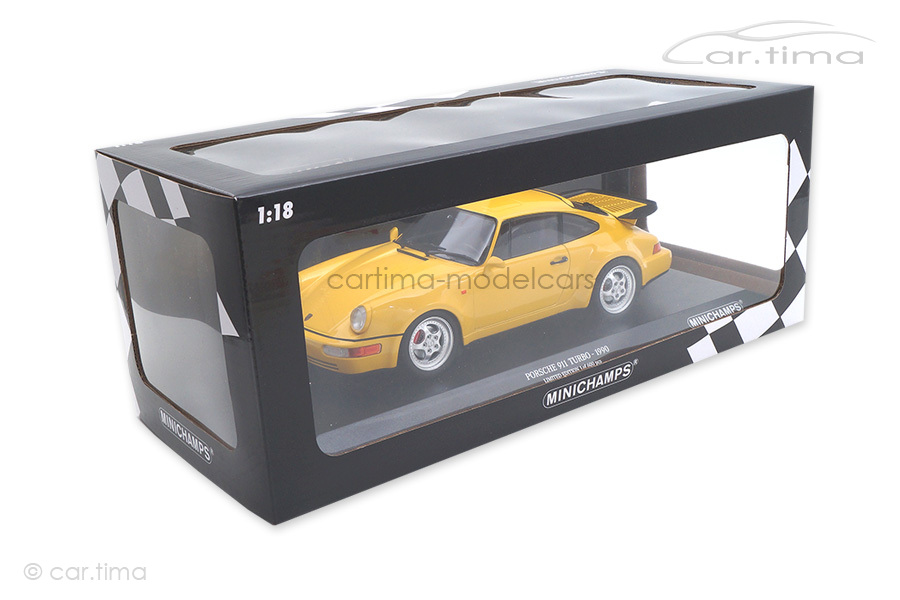 Porsche 911 (964) Turbo speedgelb Minichamps 1:18 155069100 Porsche 911 (964) Turbo speedgelb Minichamps 1:18 155069100