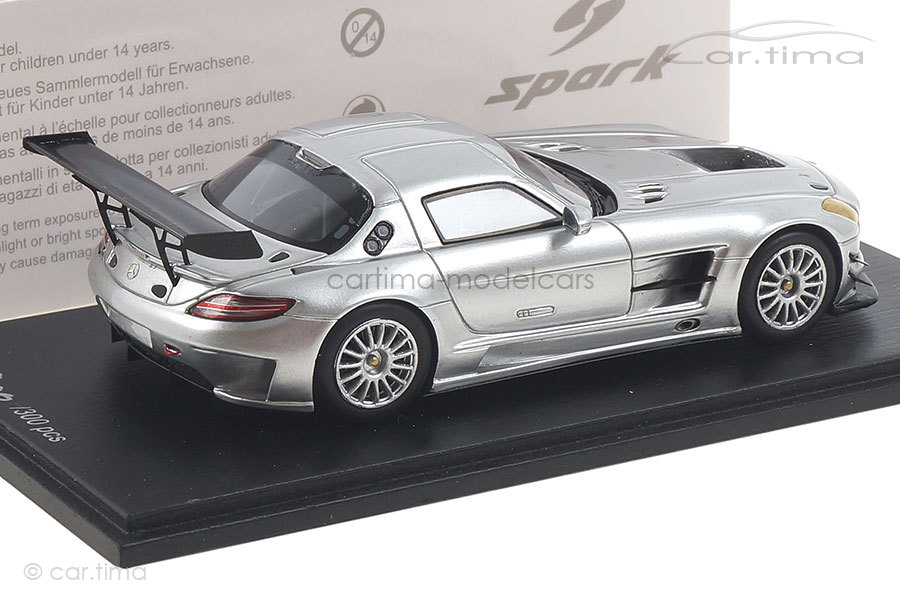 Mercedes-Benz SLS AMG GT3 silber Spark 1:43 PD04311011 Mercedes-Benz SLS AMG GT3 silber Spark 1:43 PD04311011