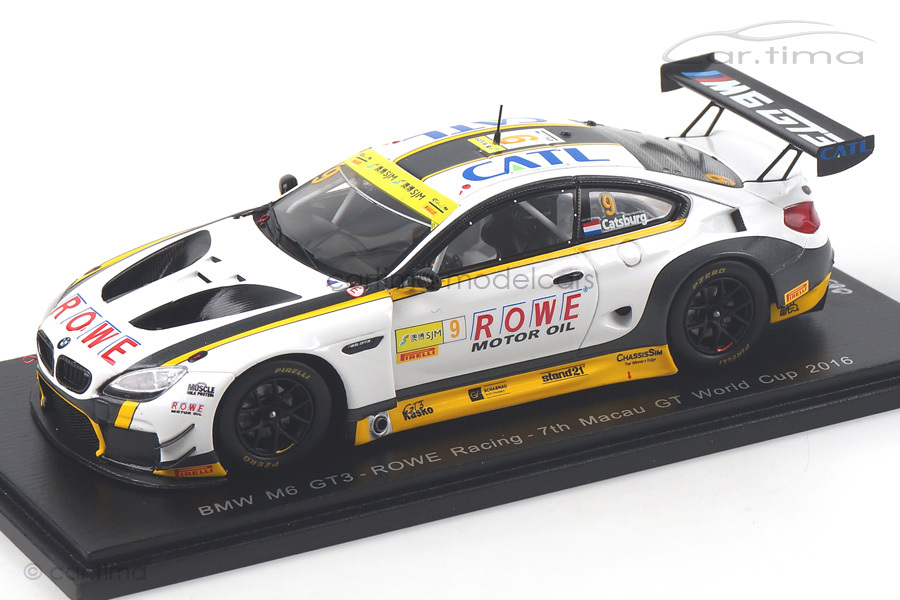 BMW M6 GT3 FIA GT Wold Cup Macau 2016 Nicky Catsburg Spark 1:43 SA149