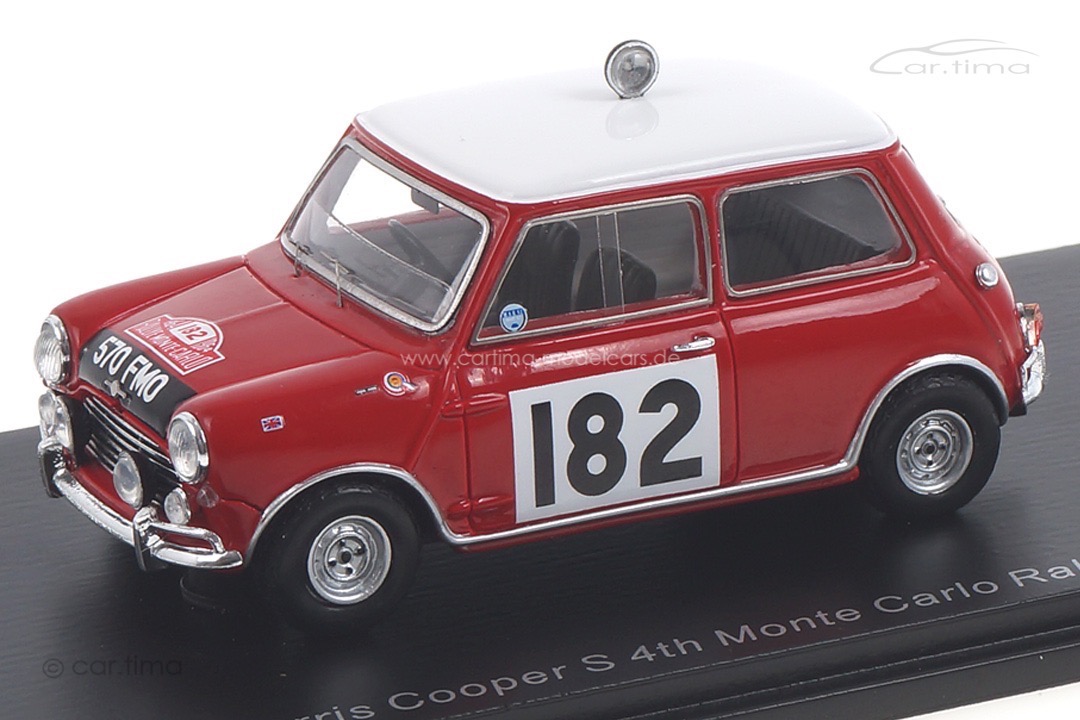 Morris Cooper S Rallye Monte Carlo 1964 Mäkinen/Vanson Spark 1:43 S1191 Morris Cooper S Rallye Monte Carlo 1964 Mäkinen/Vanson Spark 1:43 S1191