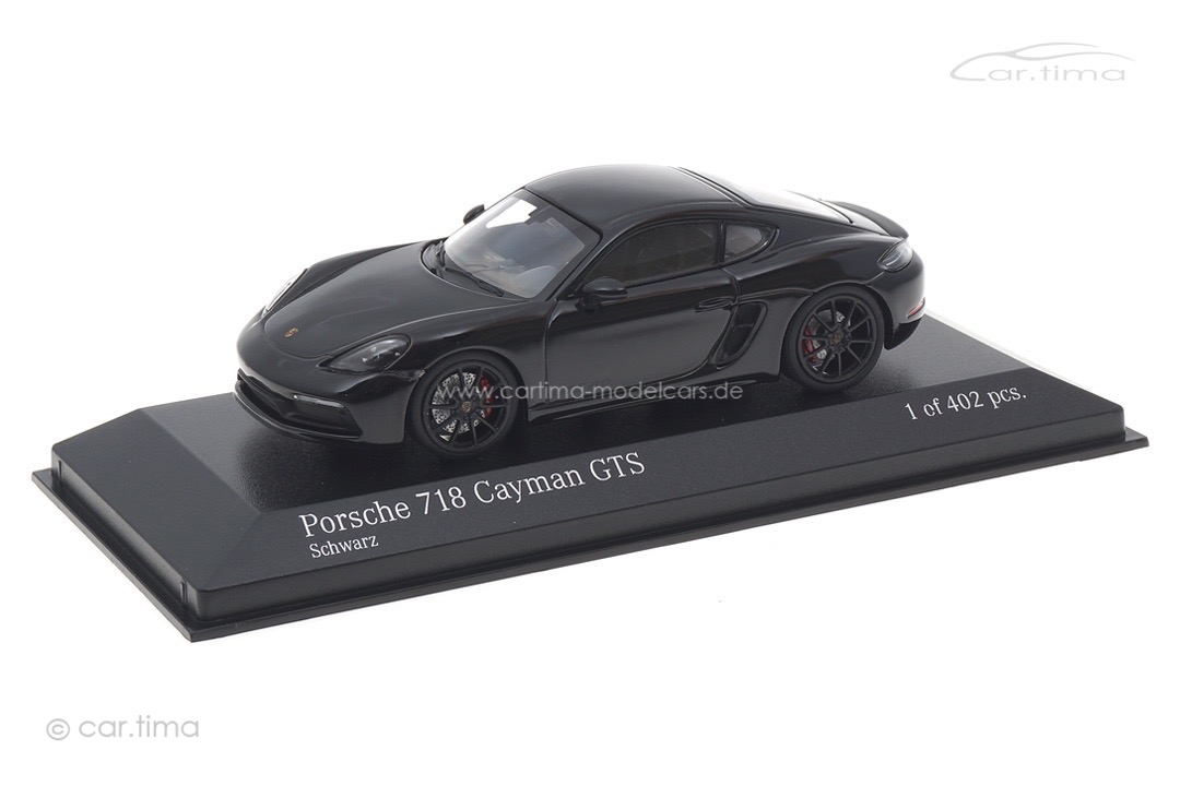 Porsche 718 Cayman GTS (982) schwarz Minichamps 1:43 410069000