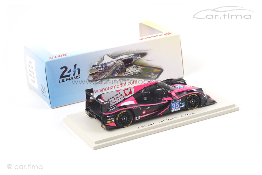 Ligier JS P2-Nissan 24h Le Mans 2015 Nicolet/Merlin/Maris Spark 1:43 S4650 Ligier JS P2-Nissan 24h Le Mans 2015 Nicolet/Merlin/Maris Spark 1:43 S4650