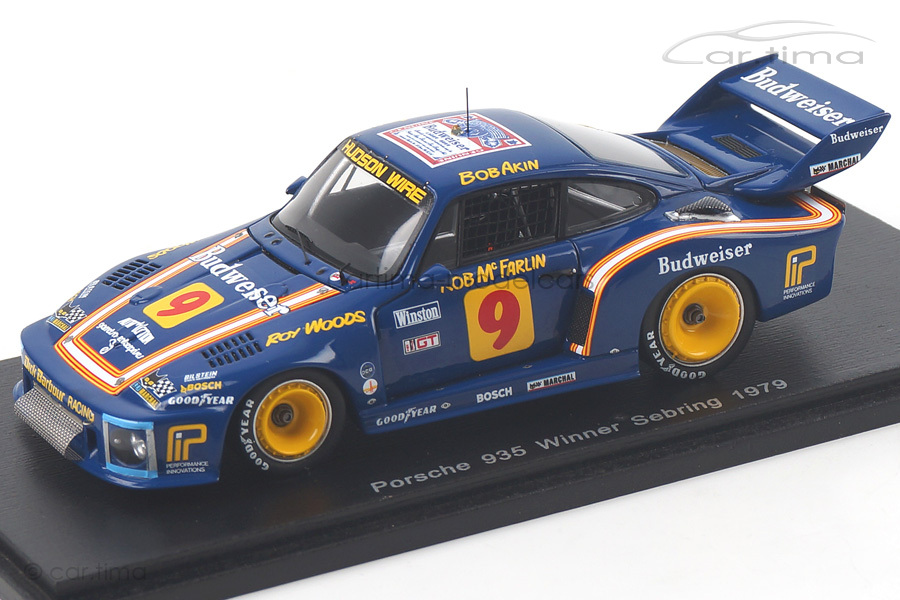Porsche 935 Winner 12h Sebring 1979 Akin/McFarlin/Woods Spark 1:43 43SE79 Porsche 935 Winner 12h Sebring 1979 Akin/McFarlin/Woods Spark 1:43 43SE79