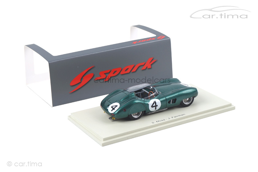Aston Martin DBR1 24h Le Mans 1959 Fairman/Moss Spark 1:43 S2438 Aston Martin DBR1 24h Le Mans 1959 Fairman/Moss Spark 1:43 S2438