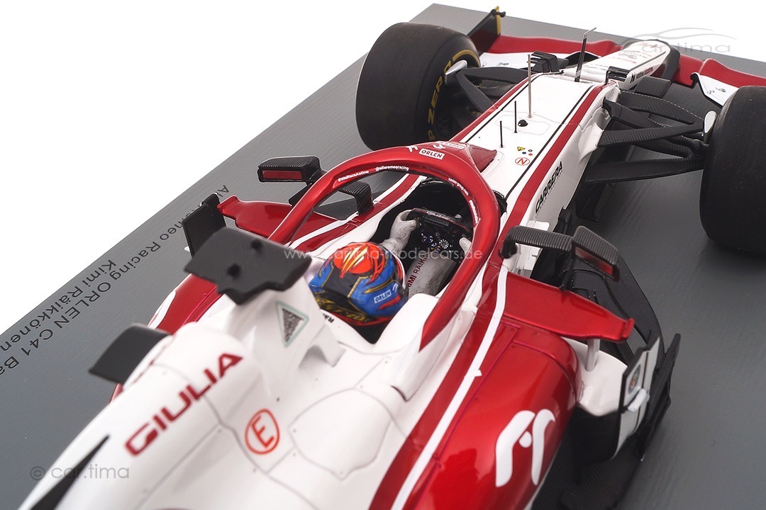 Alfa Romeo Racing ORLEN C41 GP Bahrain 2021 Kimi Räikkönen Spark 1:18 18S578