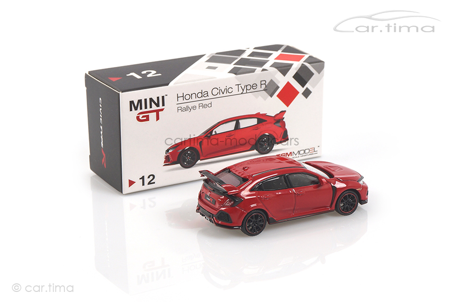 Honda Civic Type R (LHD) Rallye red MINI GT 1:64 MGT00012-L 