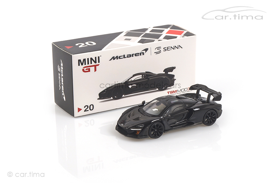 McLaren Senna (LHD) Onyx black MINI GT 1:64 MGT00020-L