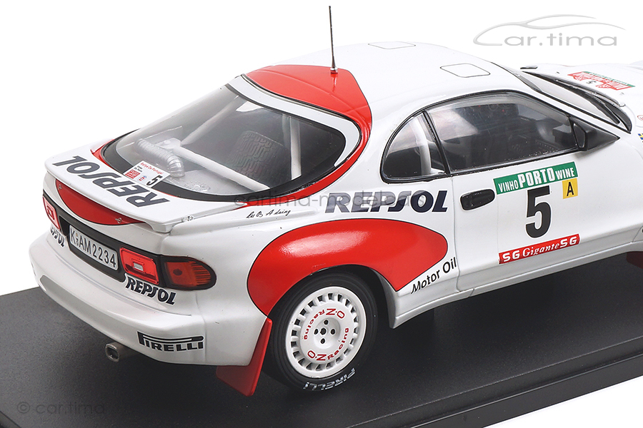 Toyota Celica GT-Four Rallye Portugal 1992 Schwarz/Hertz IXO Models 1:18 18RMC023C Toyota Celica GT-Four Rallye Portugal 1992 Schwarz/Hertz IXO Models 1:18 18RMC023C