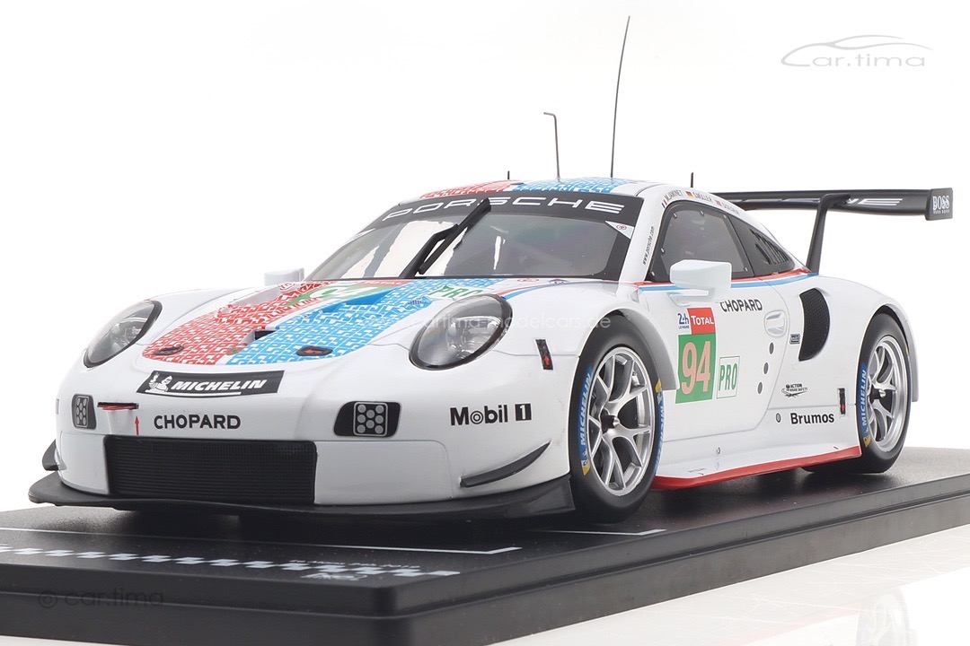 Porsche 911 (991) RSR 24h Le Mans 2019 Müller/Jaminet/Olsen IXO 1:18 LEGT18026