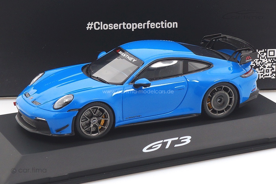 Porsche 911 (992) GT3 Manthey Kit Sharkblue Spark 1:43 WAP0203020TGT3
