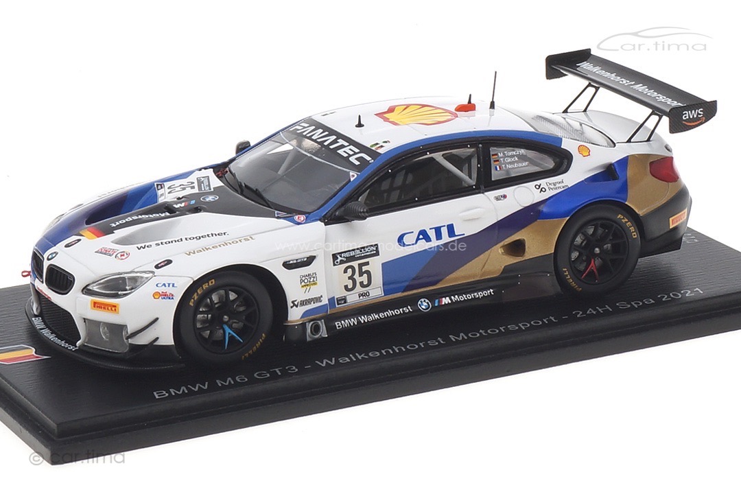 BMW M6 GT3 24h Spa 2021 Glock/Tomczyk/Neubauer Spark 1:43 SB471 BMW M6 GT3 24h Spa 2021 Glock/Tomczyk/Neubauer Spark 1:43 SB471