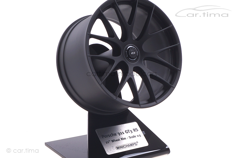 Porsche 911 GT3 RS 21" Magnesium Felge/Wheel Rim black Minichamps 1:5 500602991 Porsche 911 GT3 RS 21" Magnesium Felge/Wheel Rim black Minichamps 1:5 500602991