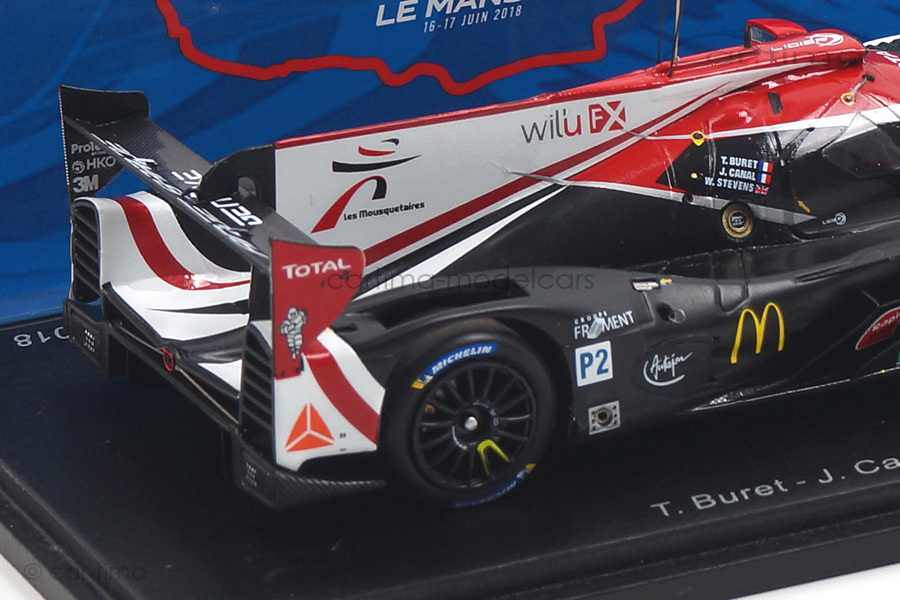 Ligier JS P217-Gibson 24h Le Mans 2018 Buret/Canal/Stevens Spark 1:43 S7011 Ligier JS P217-Gibson 24h Le Mans 2018 Buret/Canal/Stevens Spark 1:43 S7011