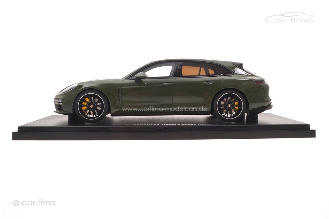 Porsche Panamera Turbo S Sport Turismo 2021 Nato Olive GT Spirit 1:18 GT447 Porsche Panamera Turbo S Sport Turismo 2021 Nato Olive GT Spirit 1:18 GT447