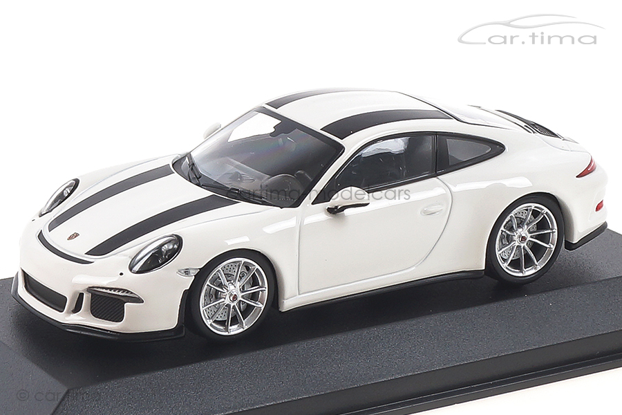 Porsche 911 (991) R Weiß/Dekorstreifen schwarz Minichamps 1:43 940066220 Porsche 911 (991) R Weiß/Dekorstreifen schwarz Minichamps 1:43 940066220