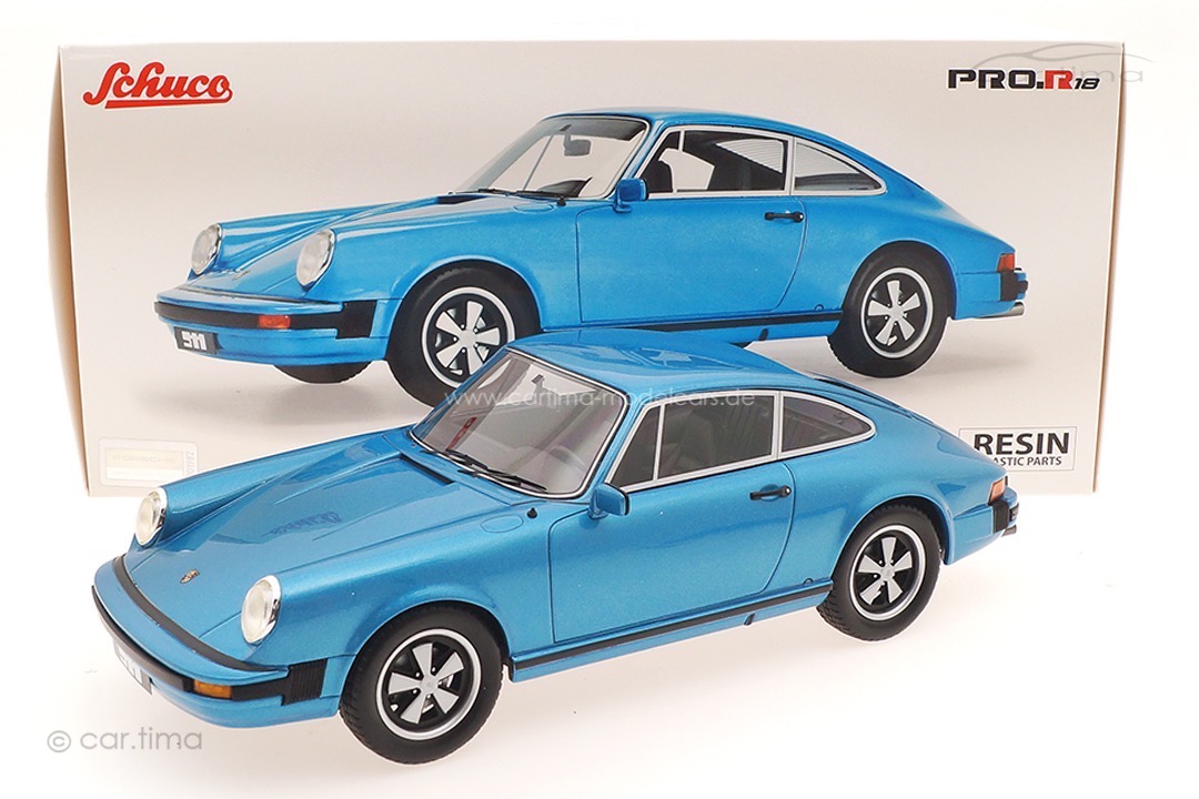 Porsche 911 Coupe blau Schuco 1:18 450029700