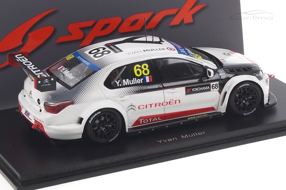 Citroen C-Elysée Winner WTCC Marokko 2015 Ivan Muller Spark 1:43 S4525 Citroen C-Elysée Winner WTCC Marokko 2015 Ivan Muller Spark 1:43 S4525