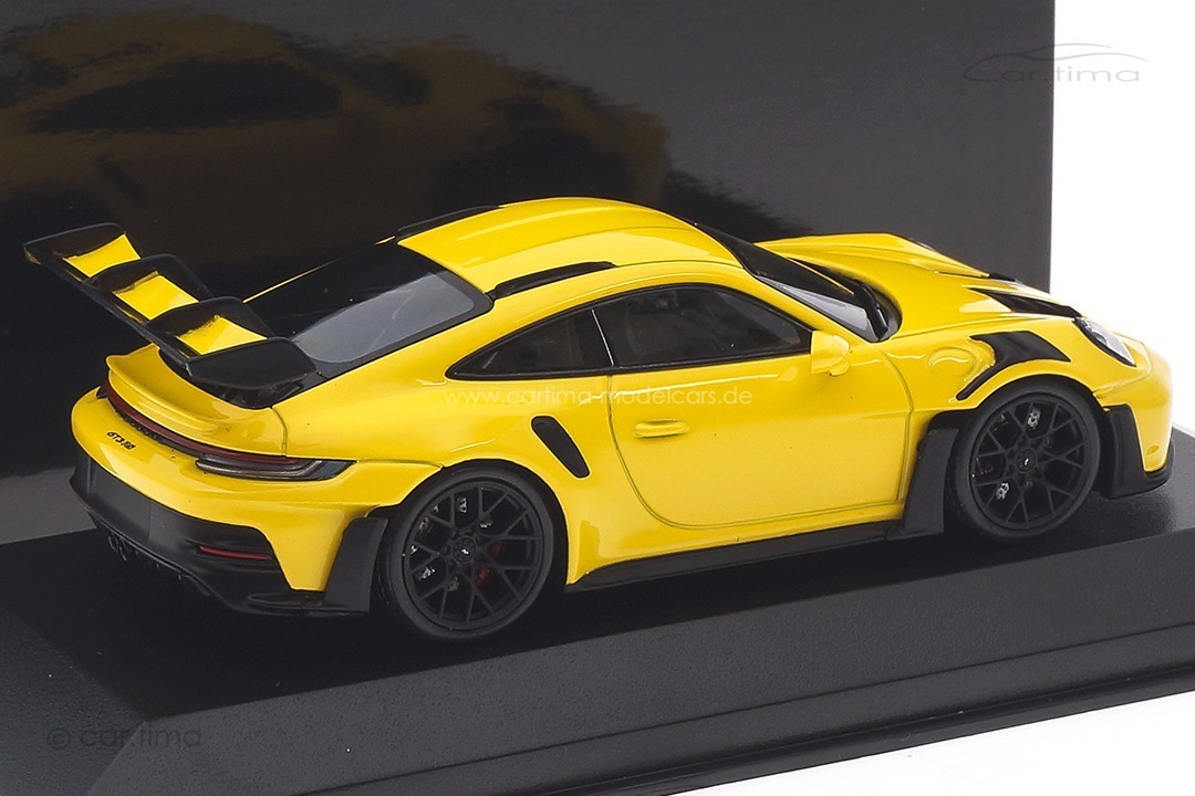 Porsche 911 (992) GT3 RS Racinggelb/Rad schwarz Minichamps 1:43 410062104 Porsche 911 (992) GT3 RS Racinggelb/Rad schwarz Minichamps 1:43 410062104