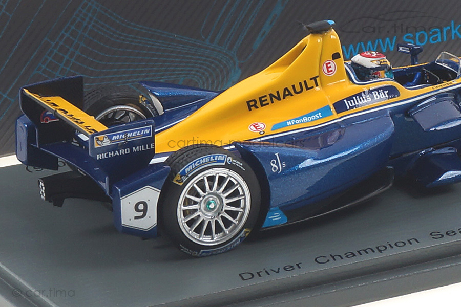 Renault e.dams Winner Berlin ePrix Season 2 2015-2016 Sébastien Buemi Spark 1:43 43FE02 Renault e.dams Winner Berlin ePrix Season 2 2015-2016 Sébastien Buemi Spark 1:43 43FE02