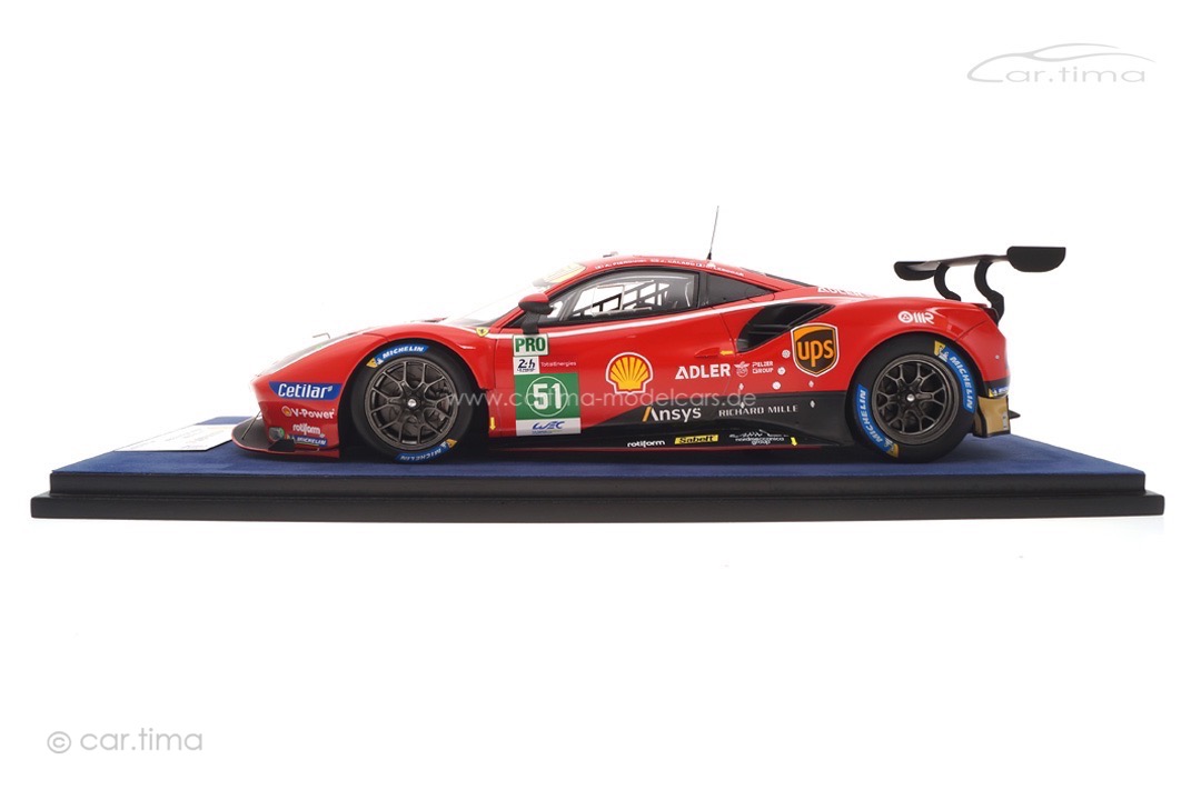 Ferrari 488 GTE Evo Winner LMGTE Pro 24h Le Mans 2021 Pier Guidi/Calado/Ledogar LookSmart 1:18