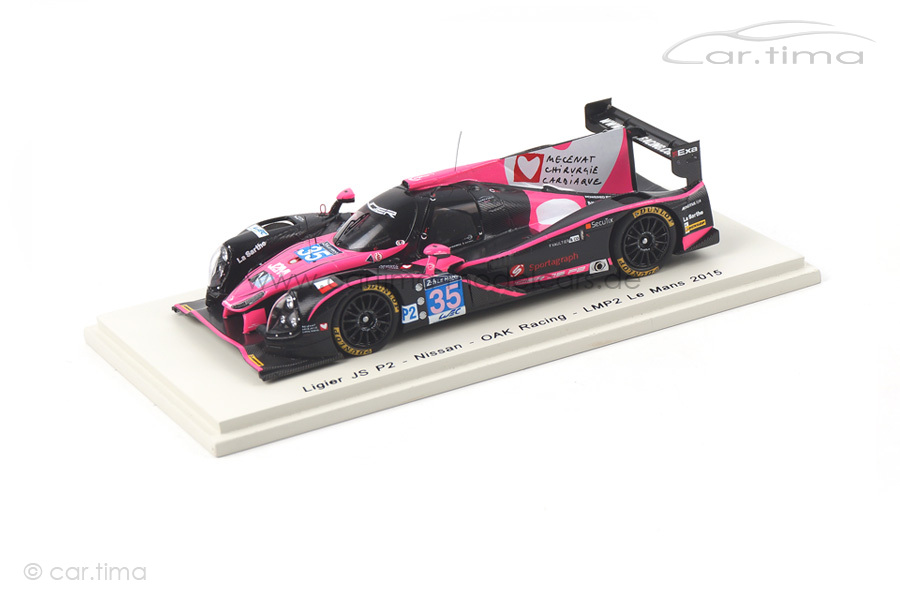Ligier JS P2-Nissan 24h Le Mans 2015 Nicolet/Merlin/Maris Spark 1:43 S4650 Ligier JS P2-Nissan 24h Le Mans 2015 Nicolet/Merlin/Maris Spark 1:43 S4650
