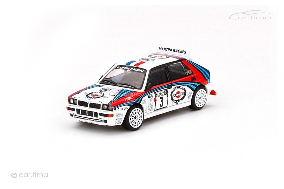 Lancia Delta HF Integrale EVO #3 Winner 1000 Lakes 1992 MINI GT 1:64 MGT00322-L