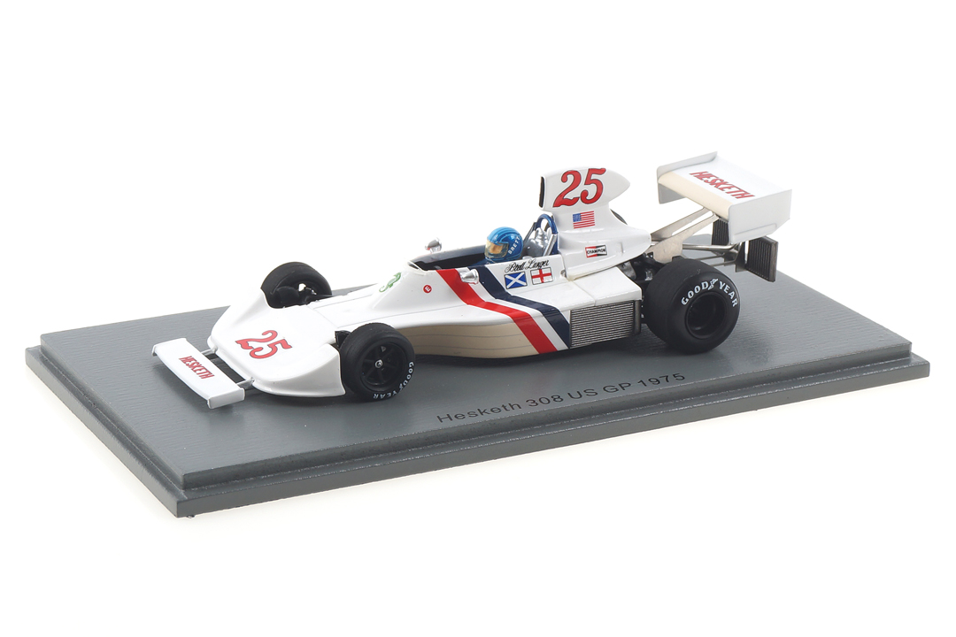Hesketh 308 GP USA 1975 Brett Lunger Spark 1:43 S2468 Hesketh 308 GP USA 1975 Brett Lunger Spark 1:43 S2468