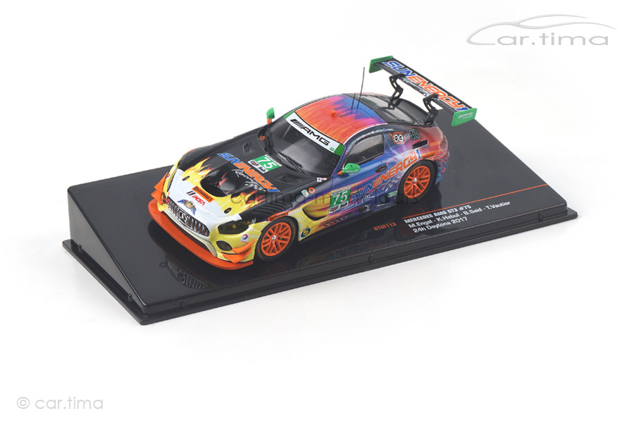 Mercedes-AMG GT3 24h Daytona 2017 Engel/Habul/Said/Vautier IXO Models 1:43 GTM113 Mercedes-AMG GT3 24h Daytona 2017 Engel/Habul/Said/Vautier IXO Models 1:43 GTM113