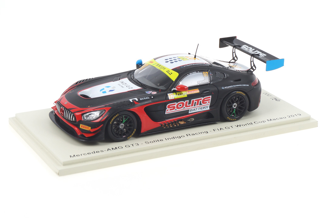 Mercedes-AMG GT3 Macau 2019 Roelof Bruins Spark 1:43 SA219 Mercedes-AMG GT3 Macau 2019 Roelof Bruins Spark 1:43 SA219