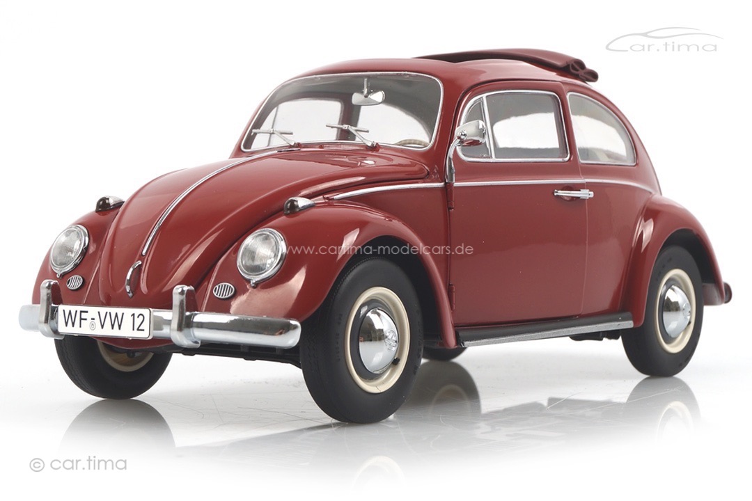 VW Volkswagen Käfer Faltdach rot Schuco 1:18 450043300