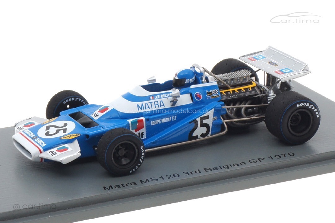 Matra MS120 GP Belgien 1970 Jean-Pierre Beltoise Spark 1:43 S4325 Matra MS120 GP Belgien 1970 Jean-Pierre Beltoise Spark 1:43 S4325