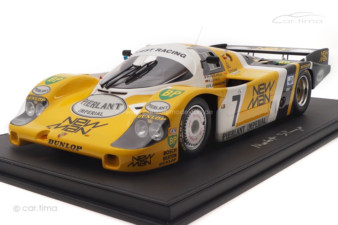 Porsche 956 Winner 24h Le Mans 1984 Originalsignatur Norbert Singer 1:12 CAC01223002 Porsche 956 Winner 24h Le Mans 1984 Originalsignatur Norbert Singer 1:12 CAC01223002