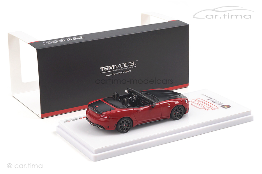 Abarth 124 Spider Costa Brava 1972 red TSM 1:43 TSM430133 Abarth 124 Spider Costa Brava 1972 red TSM 1:43 TSM430133
