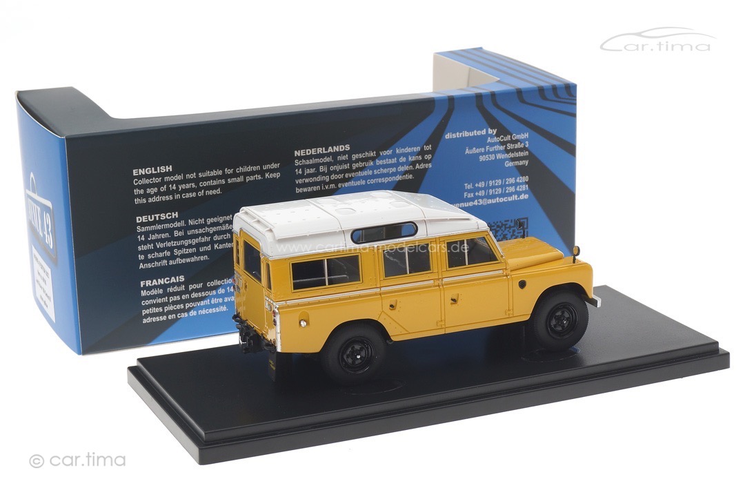 Land Rover 109 Series III 1975 beige Avenue43 1:43 60108 Land Rover 109 Series III 1975 beige Avenue43 1:43 60108