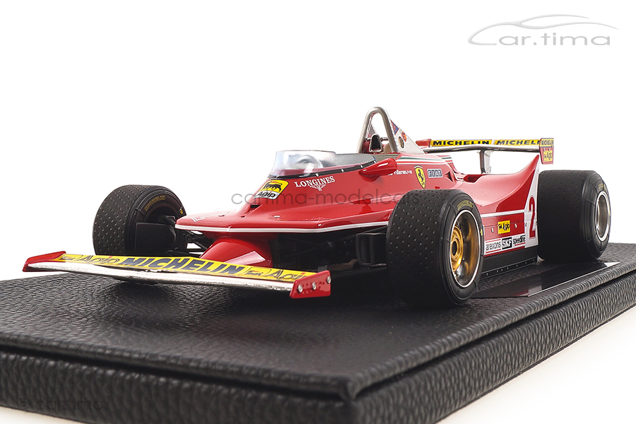 Ferrari 312 T5 GP 1980 Gilles Villeneuve GP Replicas 1:18 GP45B Ferrari 312 T5 GP 1980 Gilles Villeneuve GP Replicas 1:18 GP45B