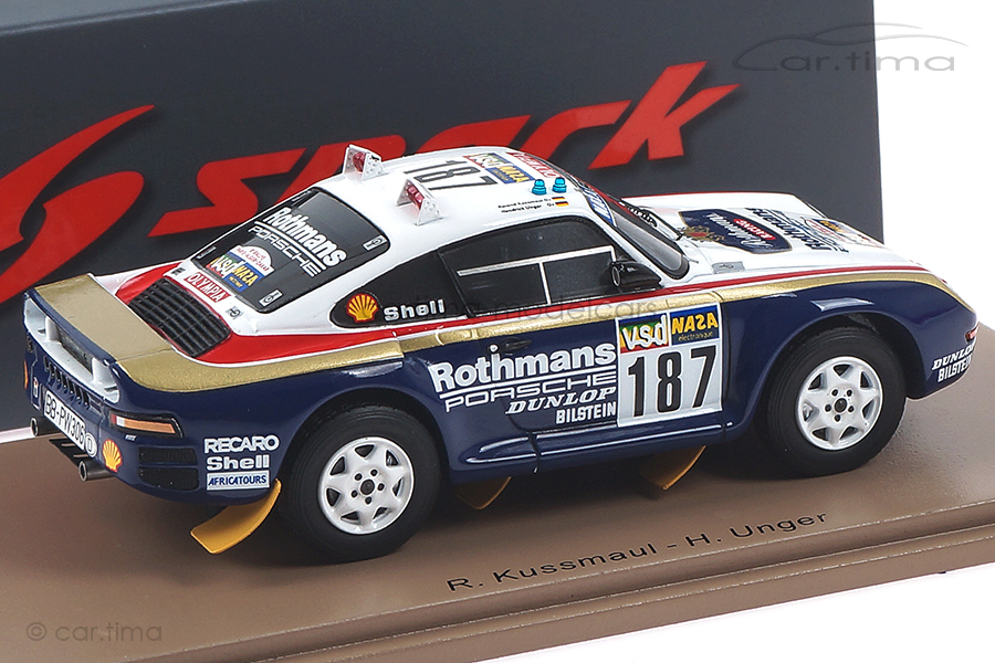 Porsche 959 Rallye Paris-Dakar 1986 Kussmaul/Unger Spark 1:43 S7816 Porsche 959 Rallye Paris-Dakar 1986 Kussmaul/Unger Spark 1:43 S7816