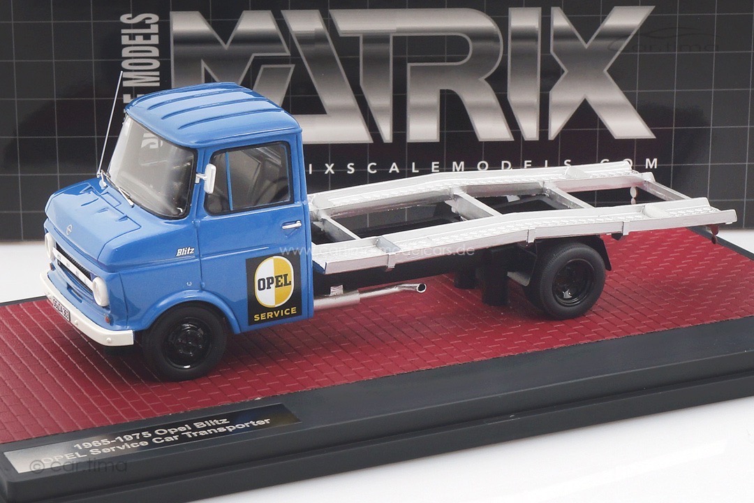 Opel Blitz Opel Service Transporter Matrix blau 1:43 MX51502-022