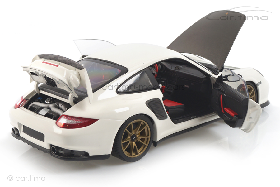 Porsche 911 (997 II) GT2 RS 2011 weiß/goldene Felgen Minichamps 1:18 100069406 Porsche 911 (997 II) GT2 RS 2011 weiß/goldene Felgen Minichamps 1:18 100069406