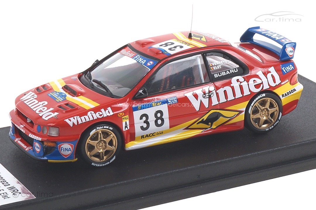 Subaru WRC Rallye Catalunya 1998 Verreydt/Elst Trofeu 1:43 RRES02 Subaru WRC Rallye Catalunya 1998 Verreydt/Elst Trofeu 1:43 RRES02