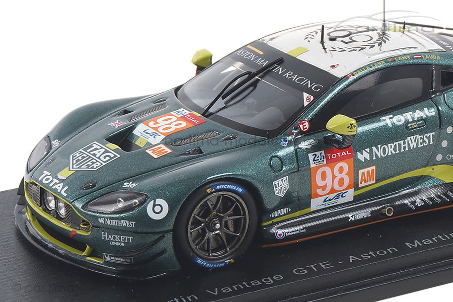 Aston Martin Vantage GTE 24h Le Mans 2019 Dalla Lana/Lamy/Lauda Spark 1:43 S7949 Aston Martin Vantage GTE 24h Le Mans 2019 Dalla Lana/Lamy/Lauda Spark 1:43 S7949