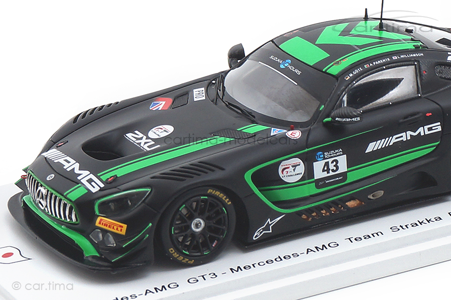 Mercedes-AMG GT3 10h Suzuka 2018 Götz/Parente/Williamson Spark 1:43 SJ060 Mercedes-AMG GT3 10h Suzuka 2018 Götz/Parente/Williamson Spark 1:43 SJ060