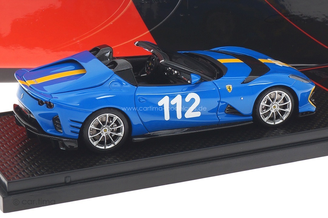 Ferrari 812 Competizione A French Racing Blue BBR 1:43 BBRC263Q Ferrari 812 Competizione A French Racing Blue BBR 1:43 BBRC263Q