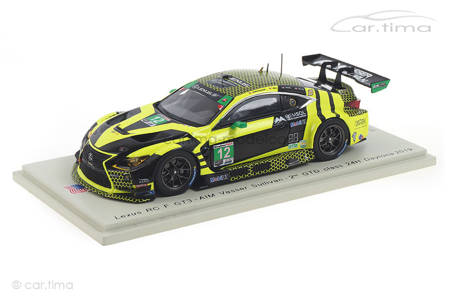 Lexus RC F GT3 24h Daytona 2018 Bell/Segal/Telitz Spark 1:43 US074 Lexus RC F GT3 24h Daytona 2018 Bell/Segal/Telitz Spark 1:43 US074