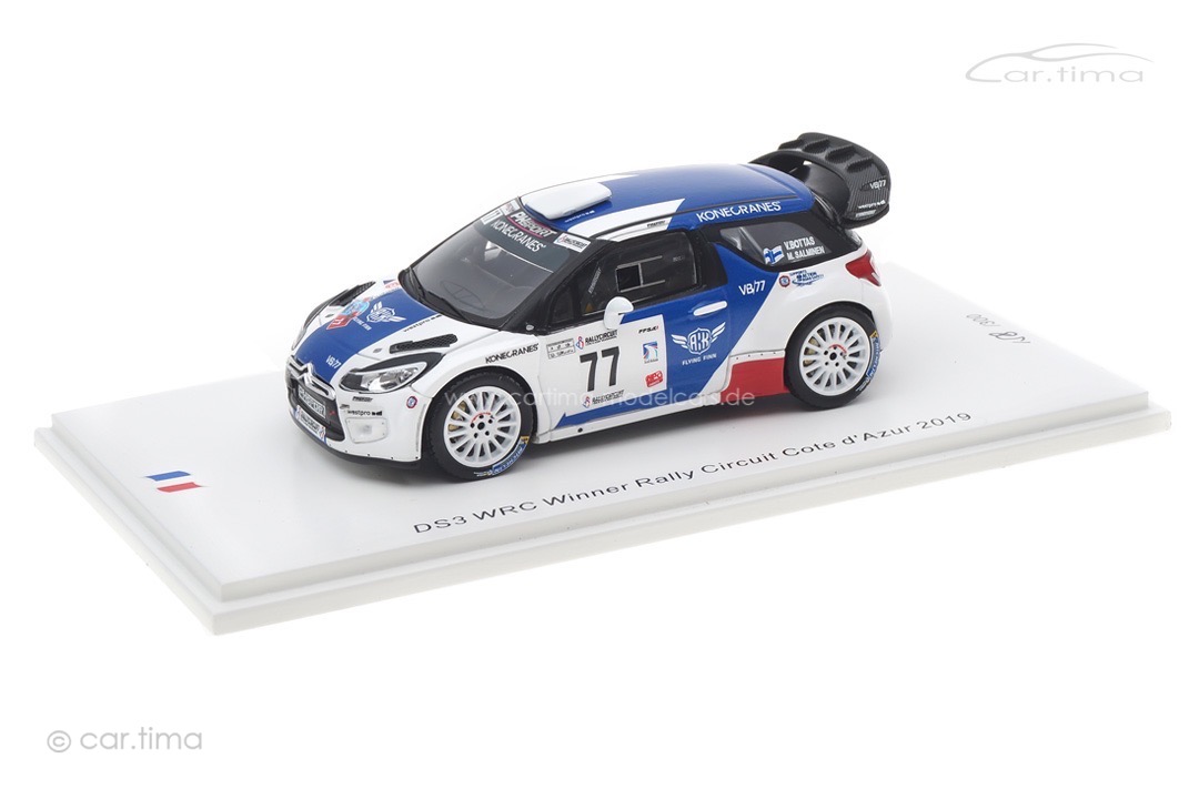 Citroën DS3 WRC Winner Rally Circuit Côte d' Azur 2019 Bottas/Salminen Spark 1:43 SF170 Citroën DS3 WRC Winner Rally Circuit Côte d' Azur 2019 Bottas/Salminen Spark 1:43 SF170