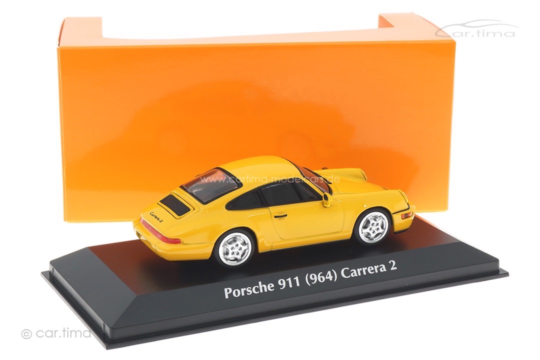 Porsche 911 (964) Carrera 2 gelb Minichamps 1:43 940062920 Porsche 911 (964) Carrera 2 gelb Minichamps 1:43 940062920
